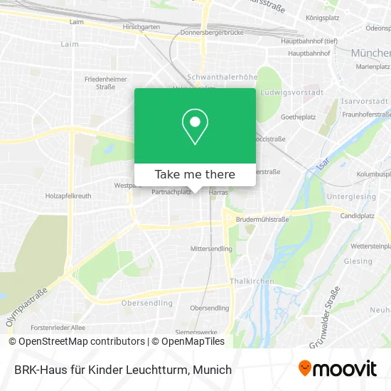 Карта BRK-Haus für Kinder Leuchtturm