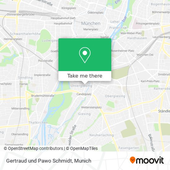 Gertraud und Pawo Schmidt map