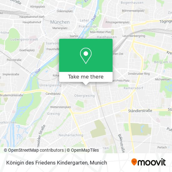 Königin des Friedens Kindergarten map