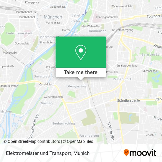 Elektromeister und Transport map