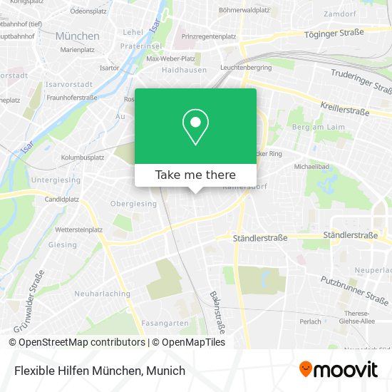 Flexible Hilfen München map