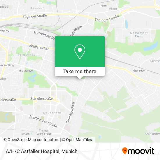 Карта A/H/C Astfäller Hospital