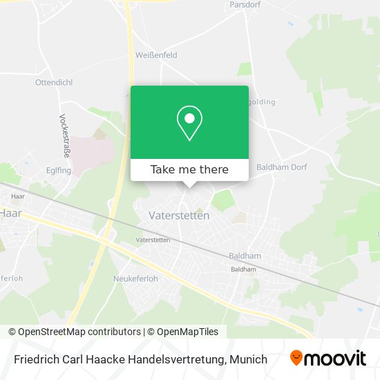 Friedrich Carl Haacke Handelsvertretung map