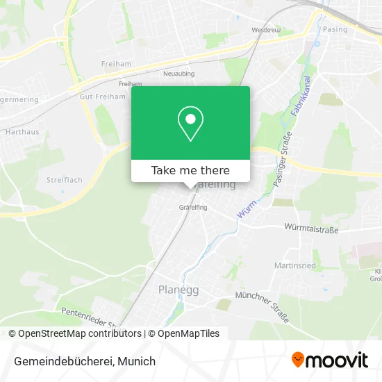 Карта Gemeindebücherei