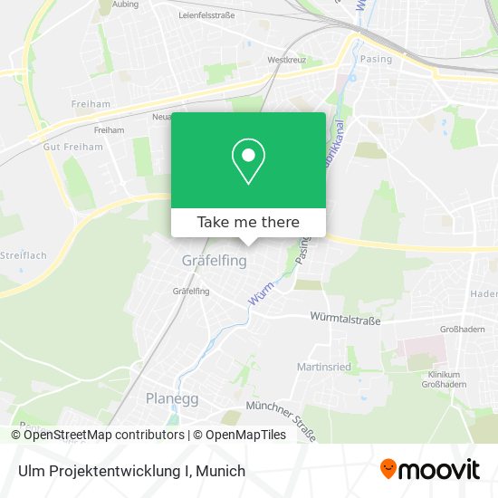 Ulm Projektentwicklung I map