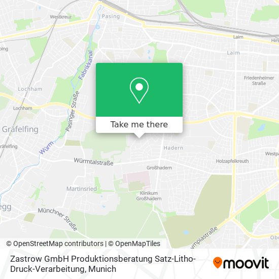 Zastrow GmbH Produktionsberatung Satz-Litho-Druck-Verarbeitung map