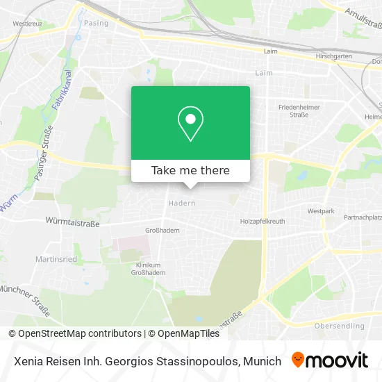 Карта Xenia Reisen Inh. Georgios Stassinopoulos