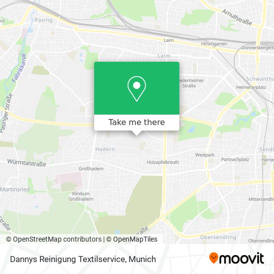 Dannys Reinigung Textilservice map