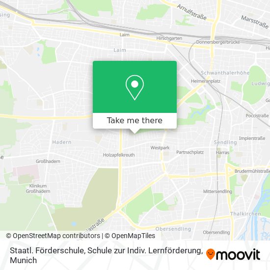 Staatl. Förderschule, Schule zur Indiv. Lernförderung map