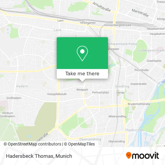 Карта Hadersbeck Thomas
