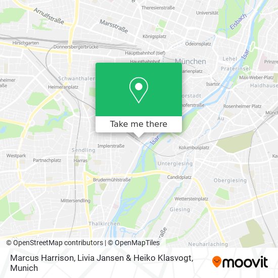 Marcus Harrison, Livia Jansen & Heiko Klasvogt map
