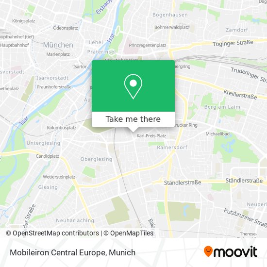 Mobileiron Central Europe map