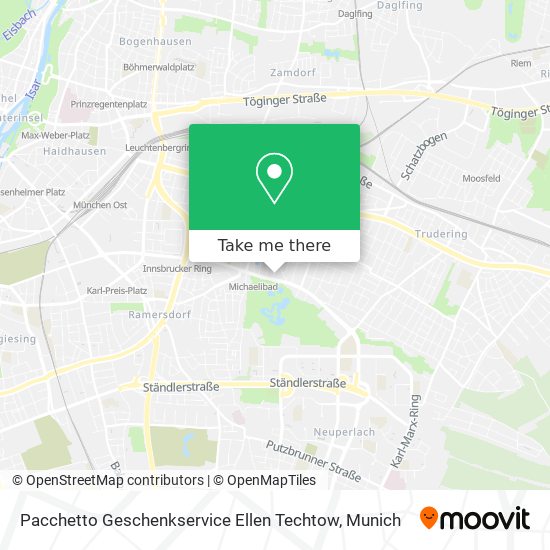 Карта Pacchetto Geschenkservice Ellen Techtow