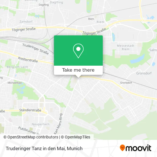 Карта Truderinger Tanz in den Mai
