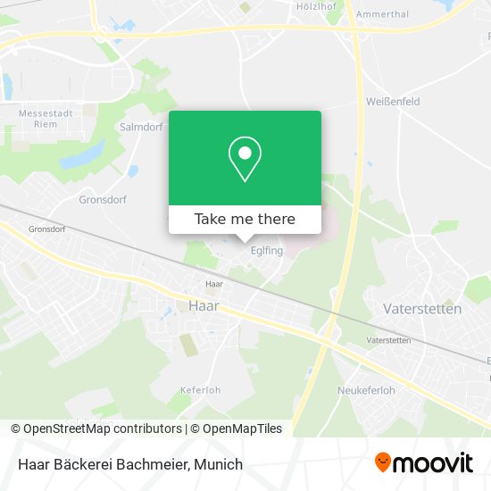 Haar Bäckerei Bachmeier map