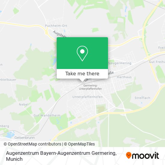 Карта Augenzentrum Bayern-Augenzentrum Germering