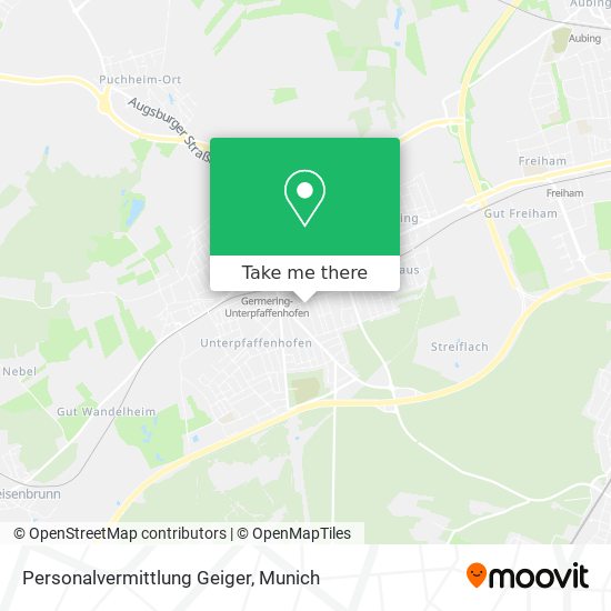 Personalvermittlung Geiger map