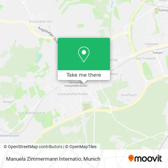 Карта Manuela Zimmermann Internatio