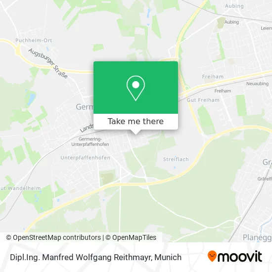 Карта Dipl.Ing. Manfred Wolfgang Reithmayr