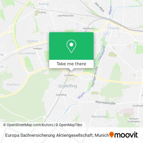 Europa Sachversicherung Aktiengesellschaft map