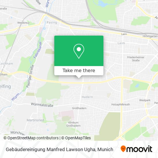 Gebäudereinigung Manfred Lawson Ugha map