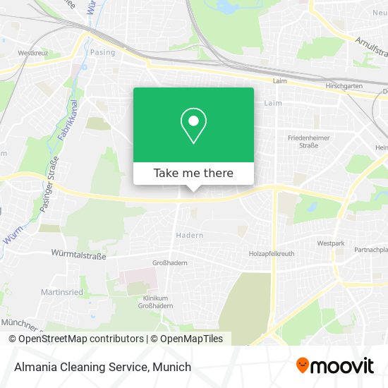 Almania Cleaning Service map