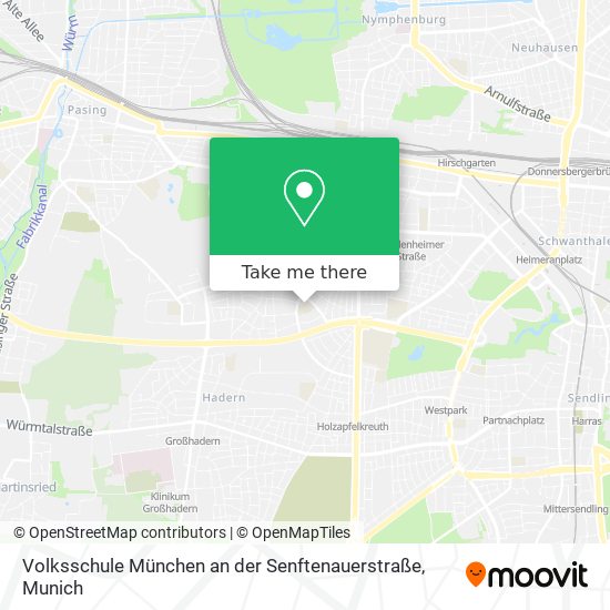 Volksschule München an der Senftenauerstraße map