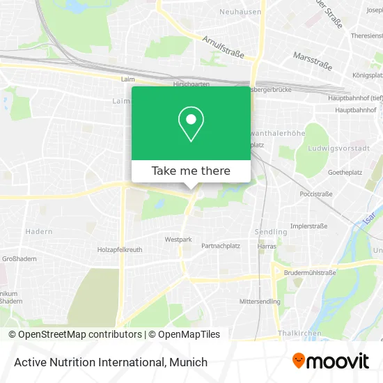 Карта Active Nutrition International