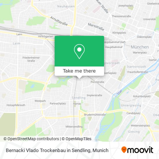 Bernacki Vlado Trockenbau in Sendling map