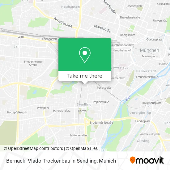 Карта Bernacki Vlado Trockenbau in Sendling