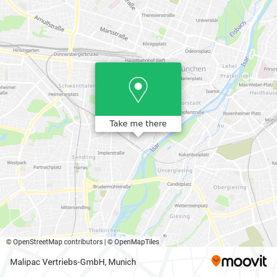 Malipac Vertriebs-GmbH map