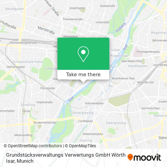 Grundstücksverwaltungs Verwertungs GmbH Wörth Isar map