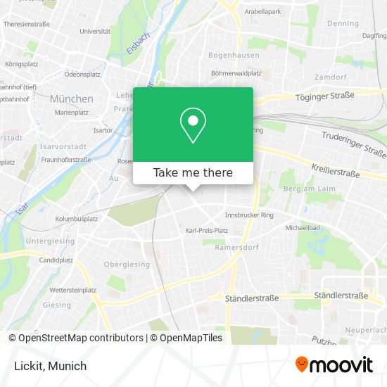 Lickit map