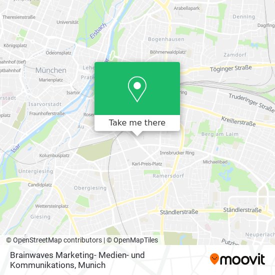 Карта Brainwaves Marketing- Medien- und Kommunikations