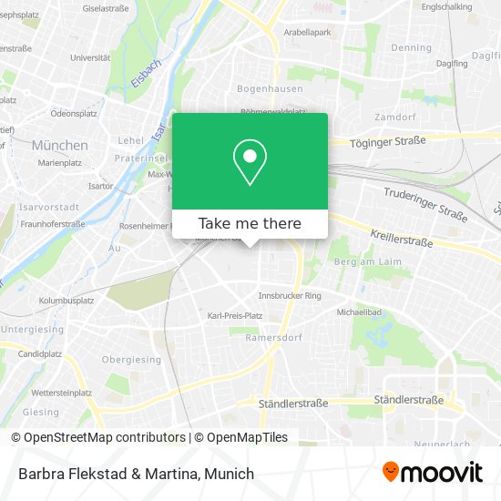 Barbra Flekstad & Martina map