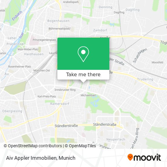 Aiv Appler Immobilien map