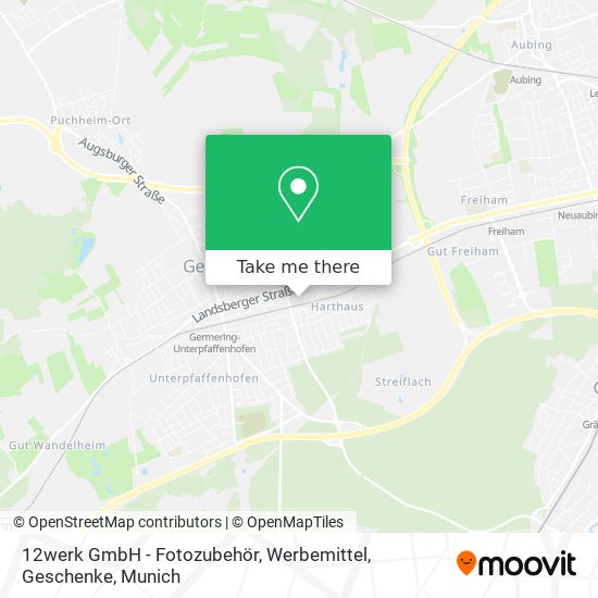 12werk GmbH - Fotozubehör, Werbemittel, Geschenke map