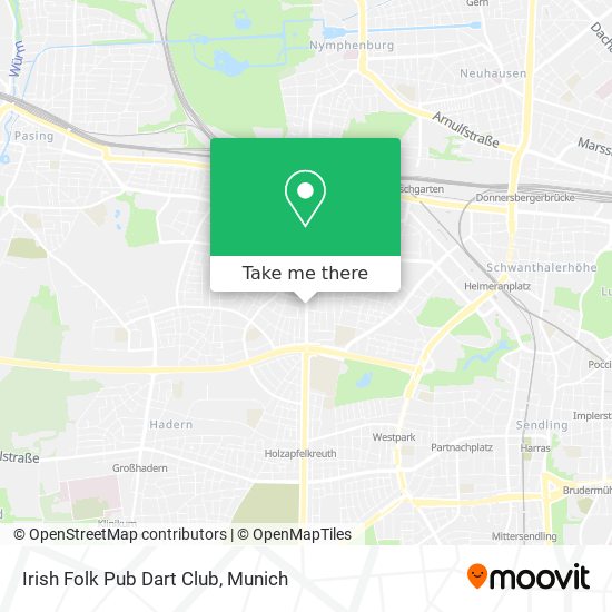 Irish Folk Pub Dart Club map