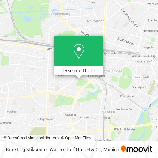 Bme Logistikcenter Wallersdorf GmbH & Co map