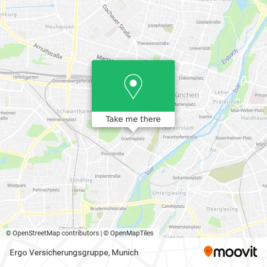 Карта Ergo Versicherungsgruppe
