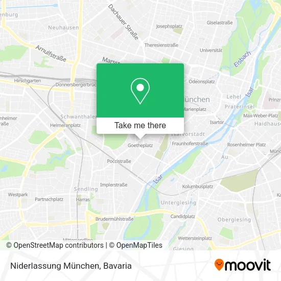 Карта Niderlassung München
