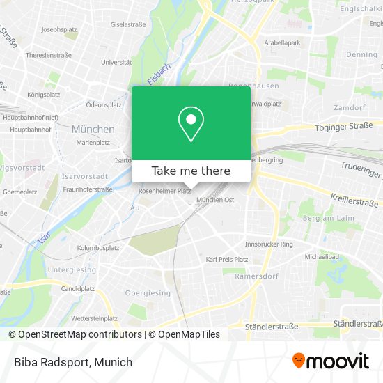 Biba Radsport map