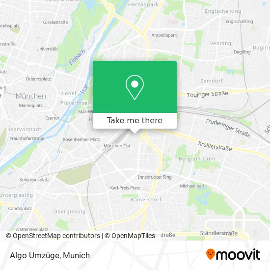 Карта Algo Umzüge