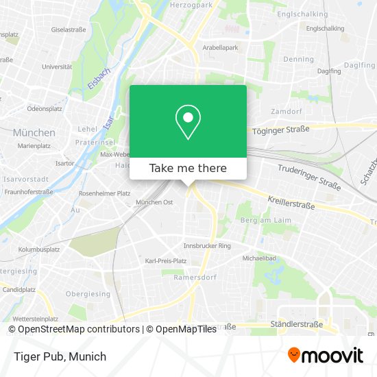 Tiger Pub map