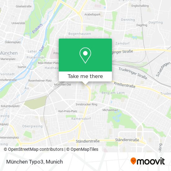 München Typo3 map