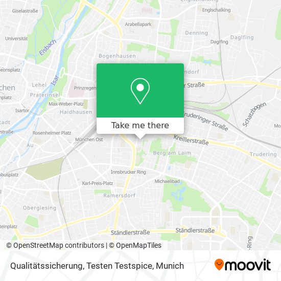 Qualitätssicherung, Testen Testspice map