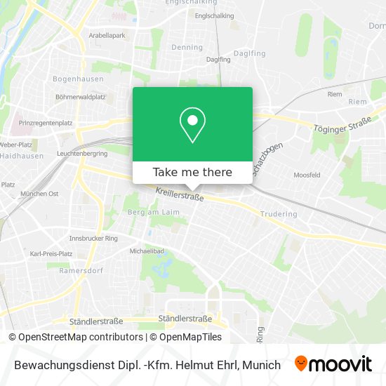 Bewachungsdienst Dipl. -Kfm. Helmut Ehrl map