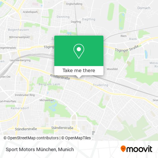 Sport Motors München map