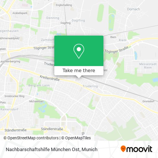 Nachbarschaftshilfe München Ost map