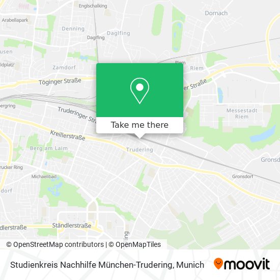 Studienkreis Nachhilfe München-Trudering map
